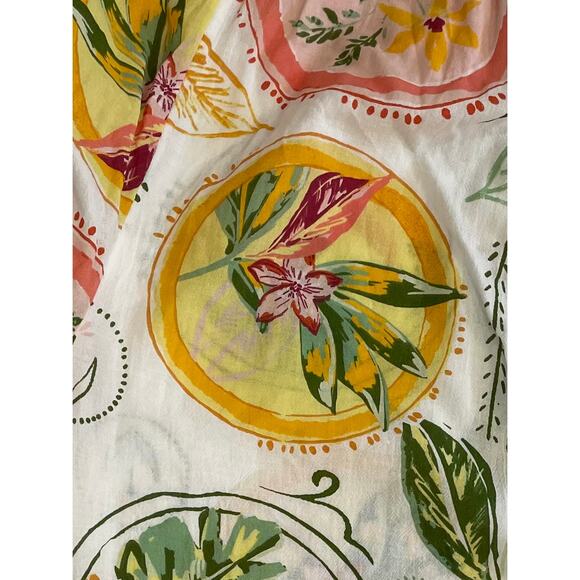 Primark Cotton Wide Leg Pull On Floral, Bird, Tropical Print Pants, XL - Picture 5 of 13